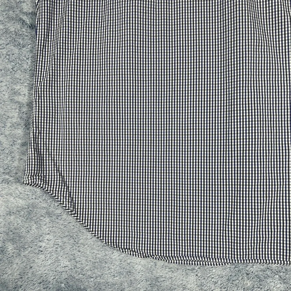 Polo Ralph Lauren Philip‎ Sport Mens XXL Gingham Check Short Sleeve Shirt Navy